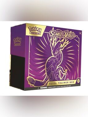 Pokemon Scarlet & Violet Elite Trainer Box - Purple and Gold
